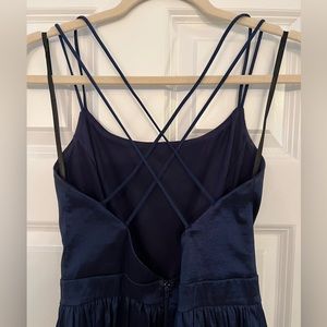 Windsor Navy Blue A-line Dress, Medium/Size 6